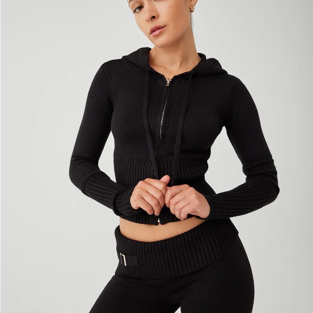 Frankie’s Bikinis Fleur Cloud Knit Low Rise Pant